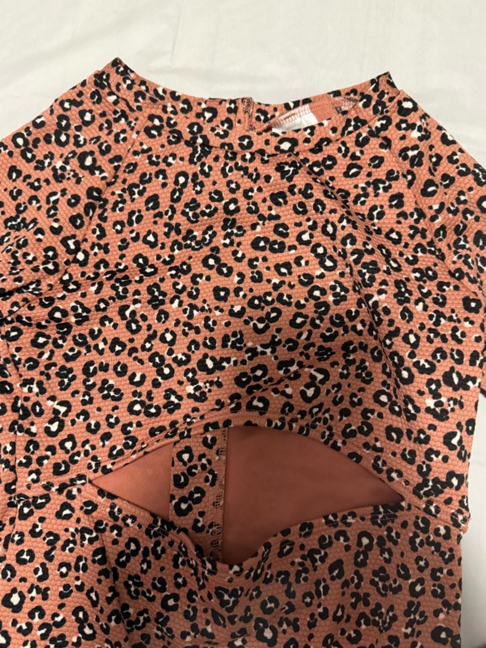 Art Class Girls Large 10/12 Leopard One Piece Swimsuit Rash Guard NEW - Picture 6 of 9